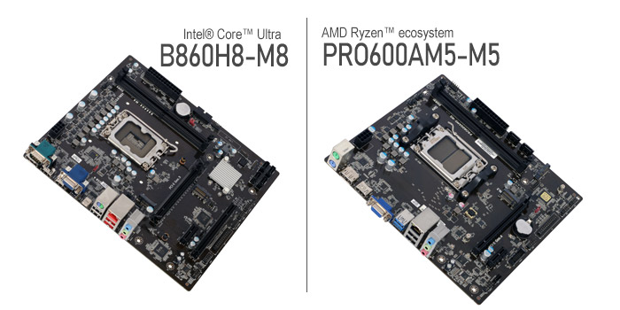 B860H8-M8 and PRO600AM5-M5