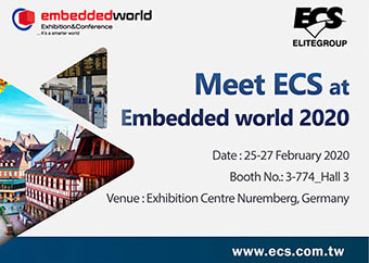 ECS Embedded World 2020 - Booth 3-774_Hall 3