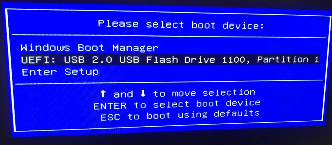 windows 10 boot menu from startup