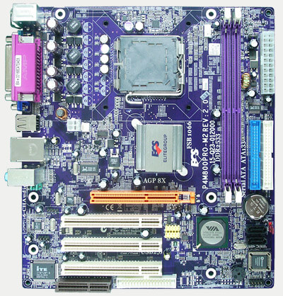 ECS　P4M800PRO-M　マザーボード ECS P4M800PRO-M (V:2.0) - The Retro Web