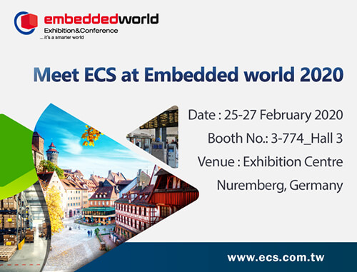 Meet ECS at Embedded World 2020