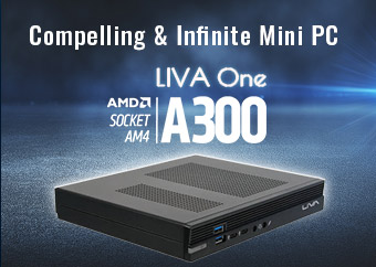 ECS Releases Compelling & infinite Mini PC – LIVA One A300